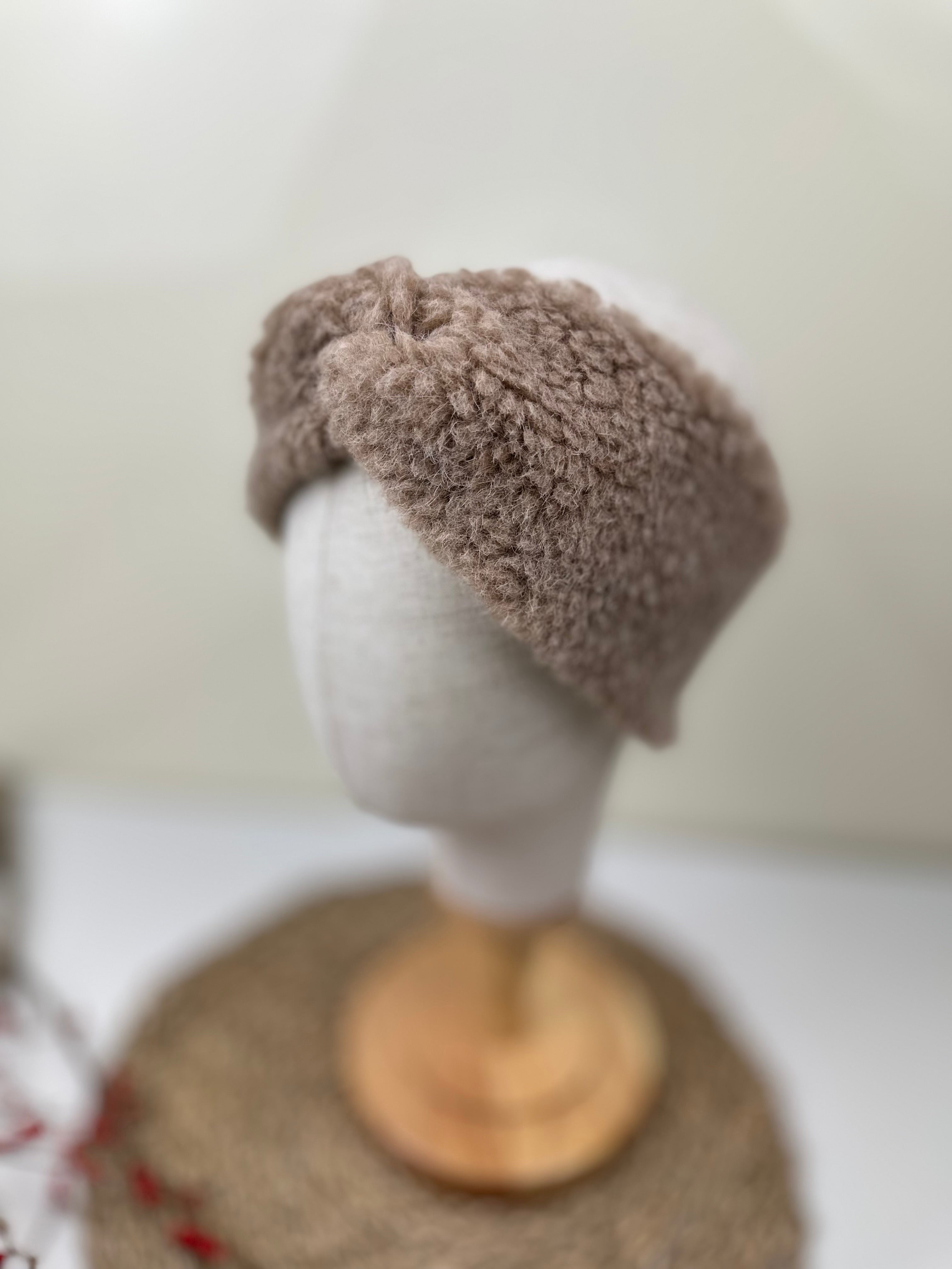 Stirnband Merino Teddy